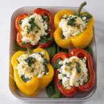 Spinach and Ricotta Stuffed Peppers