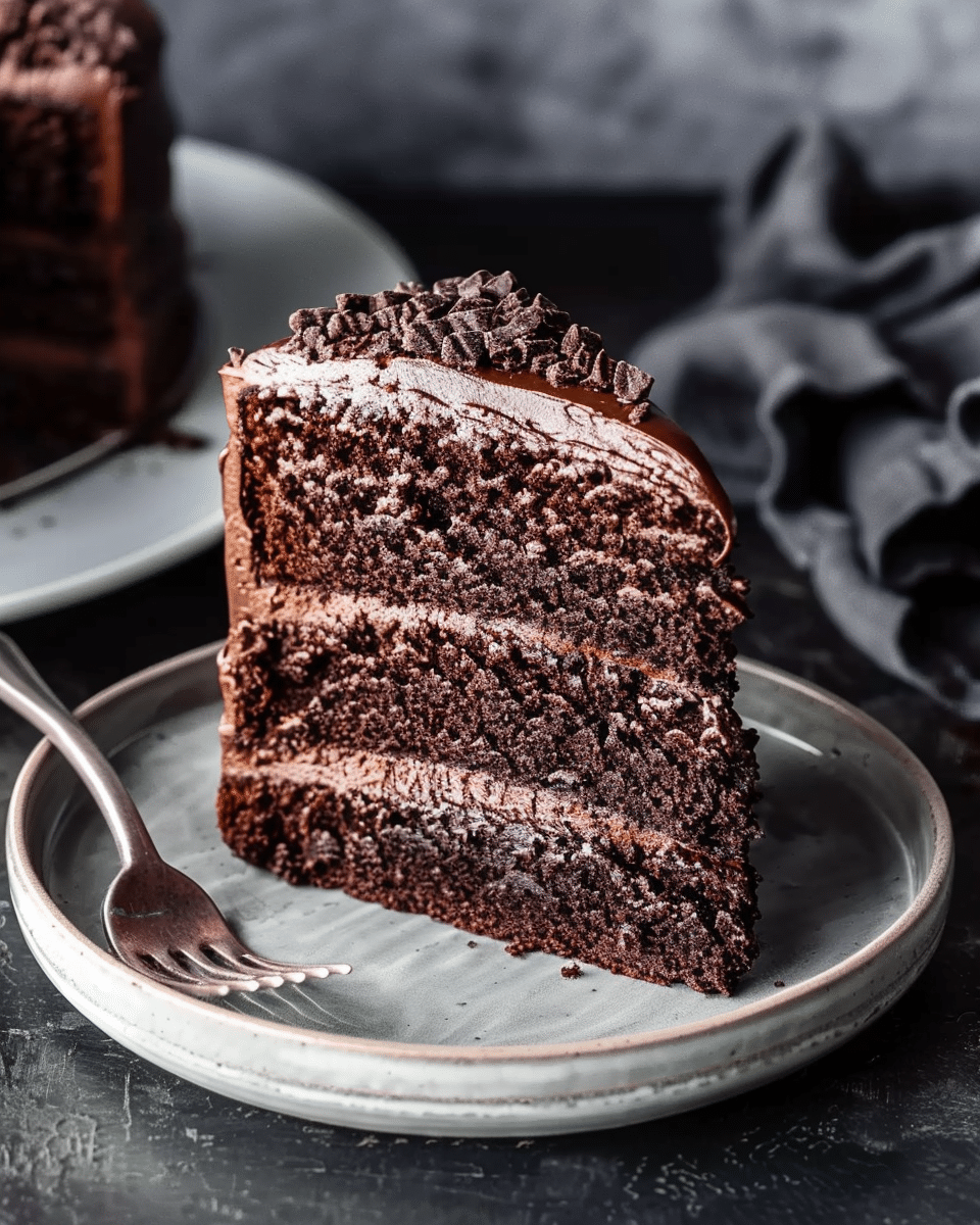 Triple Chocolate Layer Cake