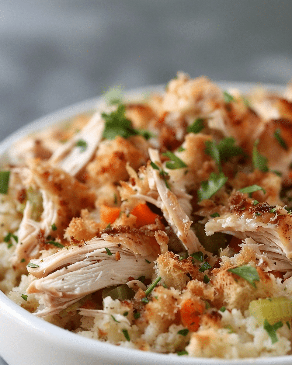 Crockpot Chicken & Stuffing