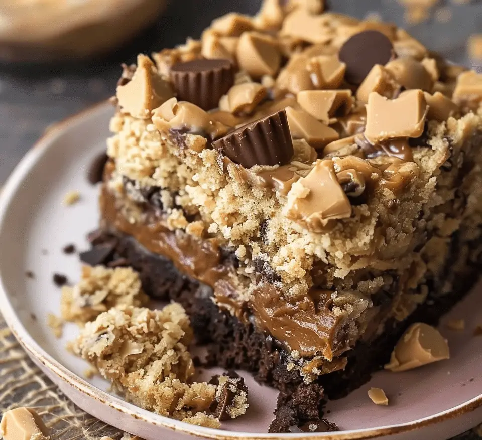 Peanut Butter Cup Dump Cake