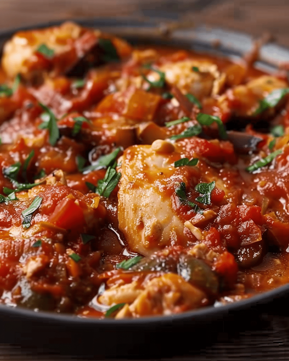 Instant Pot Chicken Cacciatore