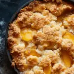 Peach cobbler