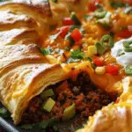 Pillsbury Crescent Roll Taco Bake