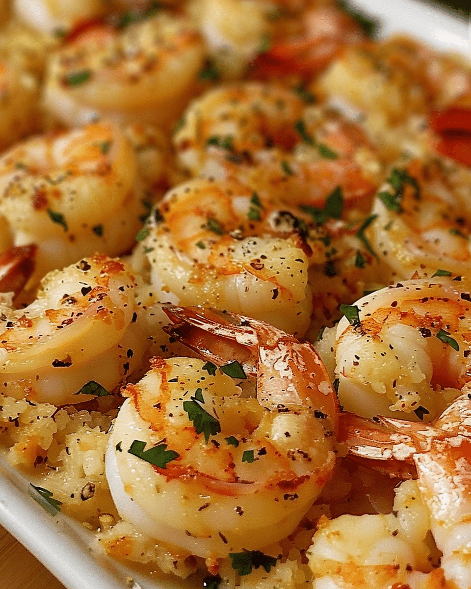 Garlic Parmesan Roasted Shrimp