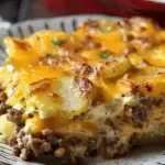 Hamburger Potato Cheese Casserole