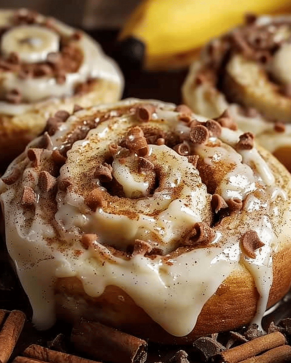 Banana Bread Cinnamon Rolls