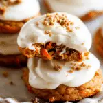 Carrot Cake Cookies with Cream Cheese Frosting