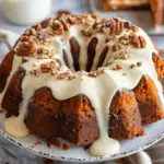 Cheesecake Stuffed Carrot Bundt Cake