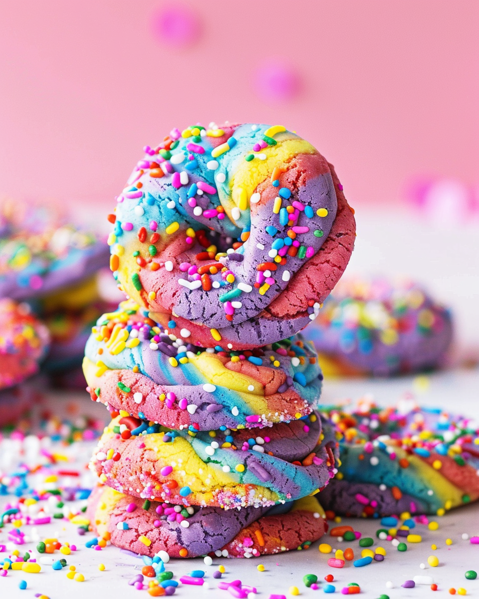 Unicorn Poop Cookies