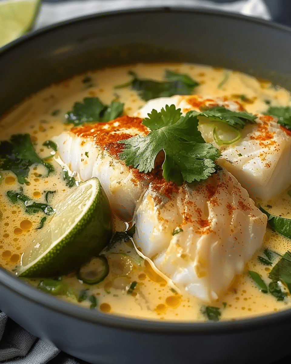 Coconut Lime Fish Soup