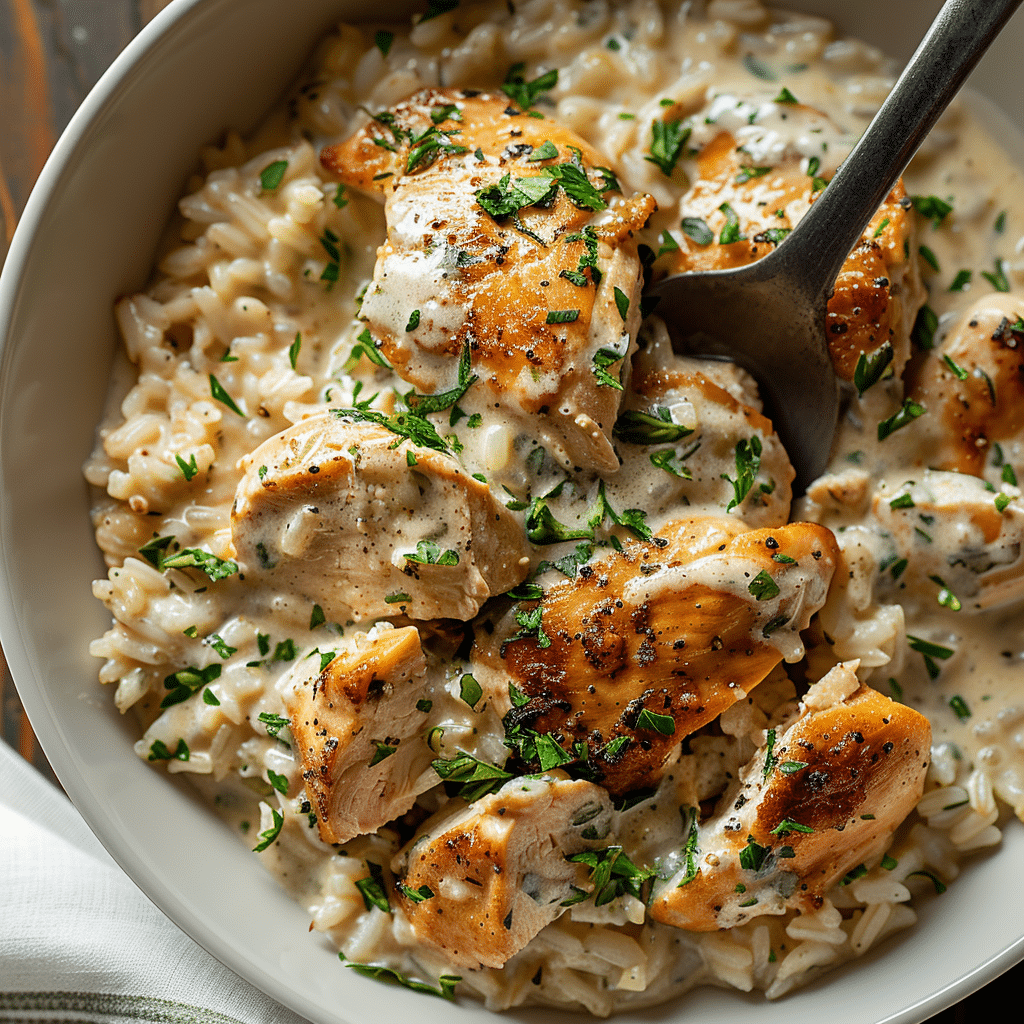 Creamy Herb Chicken & Basmati Rice