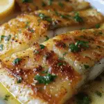 Pan-Fried Fish with Lemon Butter Sauce