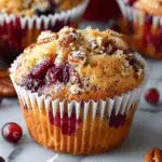 Cranberry, Orange, and Pecan Muffins