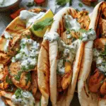 Greek Chicken Gyros