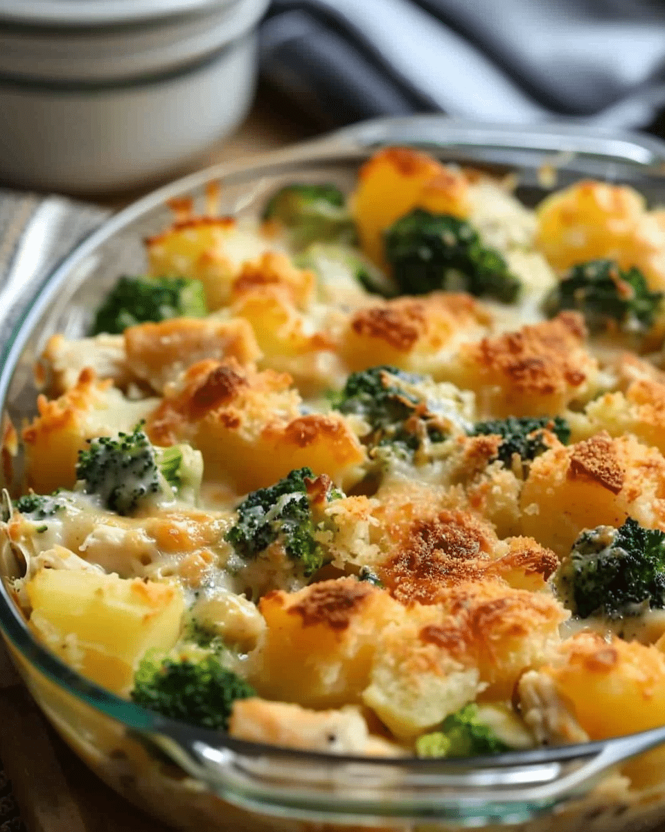 Baked Potato Chicken and Broccoli