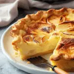 French Custard Pie with Apples (Flan Parisien)