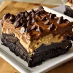 Peanut Butter Chocolate Gooey Butter Cake