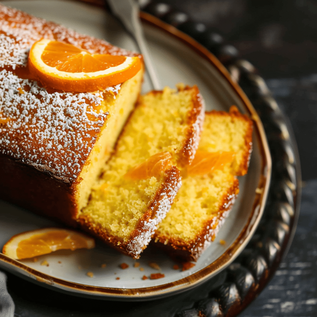 Orange Cake Loaf