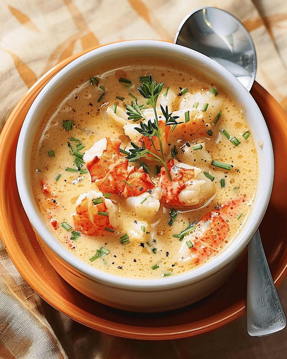 Lobster-Vanilla Bean Bisque