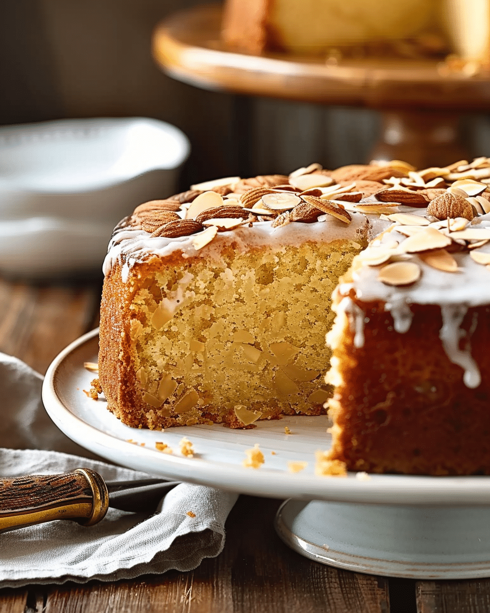 French Almond-Rum Cake (Gâteau Nantais)