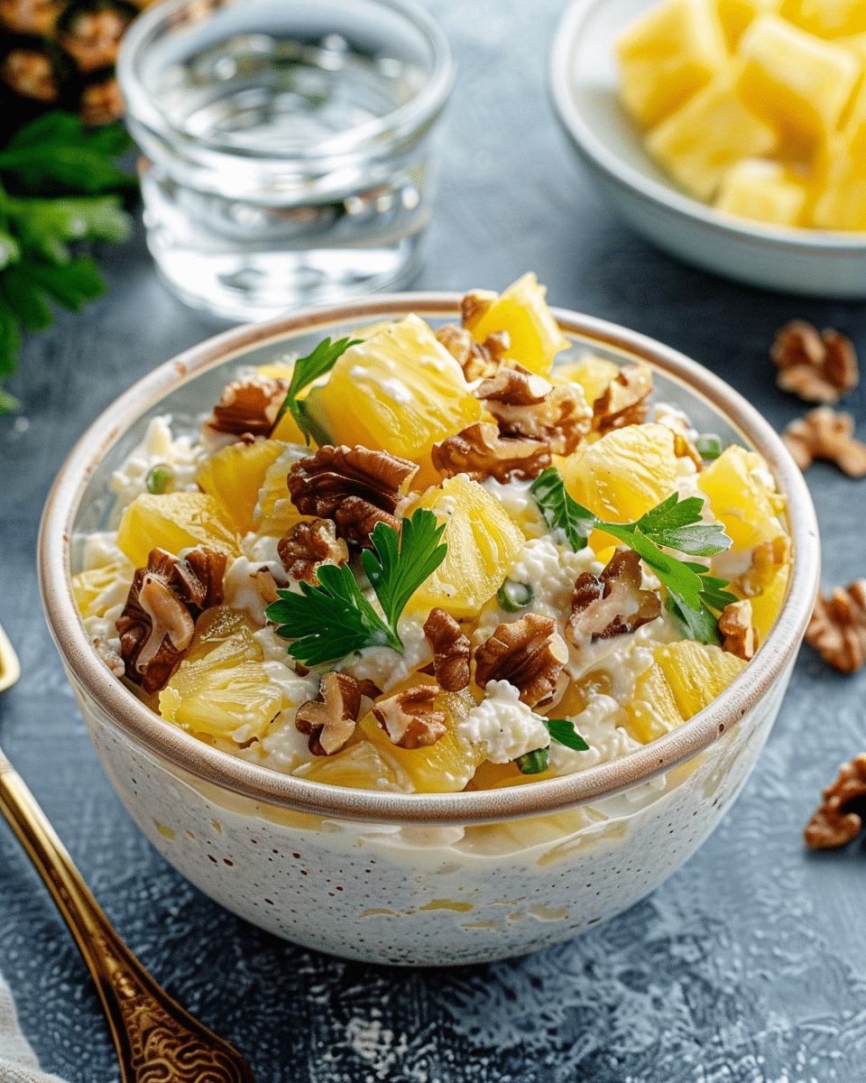 Pineapple Walnut Salad