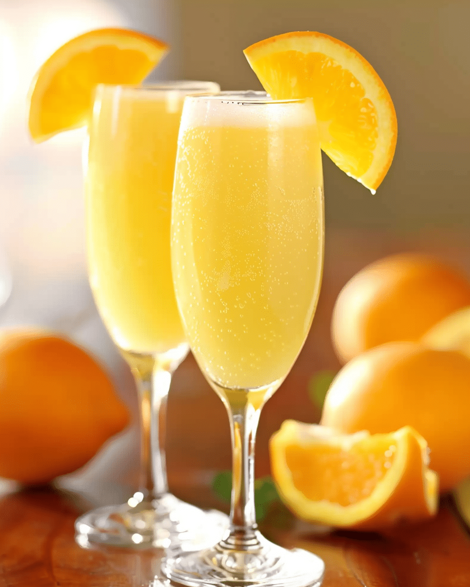 Orange Creamsicle Mimosas