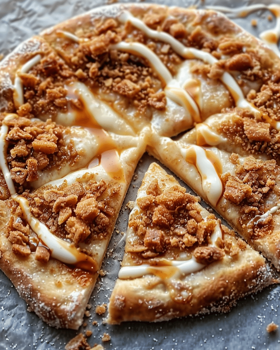 Sweet and Crunchy Cinnamon-Sugar Pizza