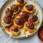 Meatball Subs on a Stick