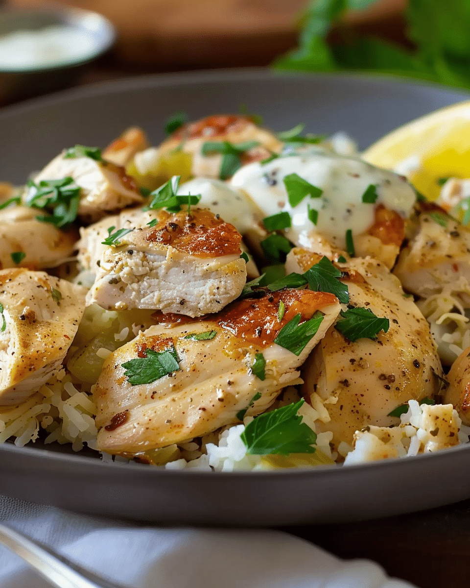 Slow Cooker Greek Yogurt Chicken