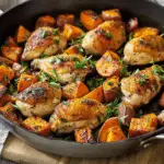 One-Pan Chicken and Sweet Potato Skillet