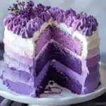 Purple Ombre Layer Cake