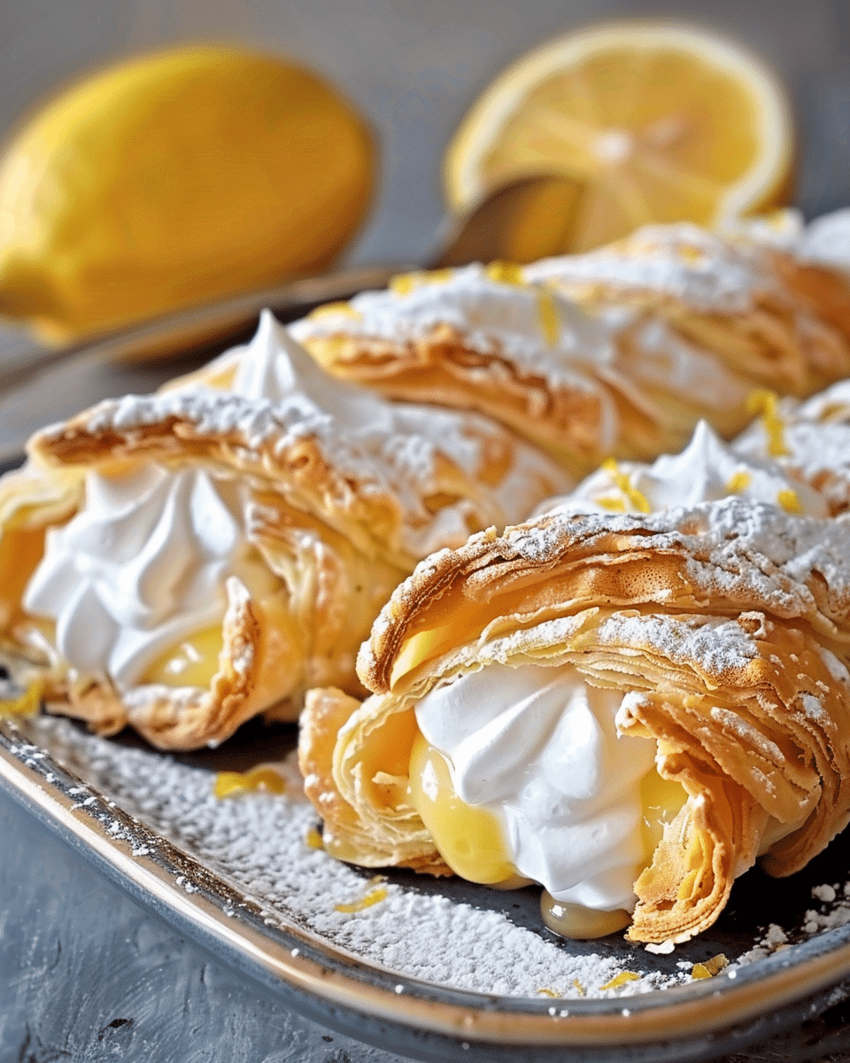 Lemon Meringue Pie Cannolis: A Summer Delight!