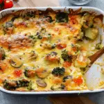 Baked Broccoli and Potatoes Casserole