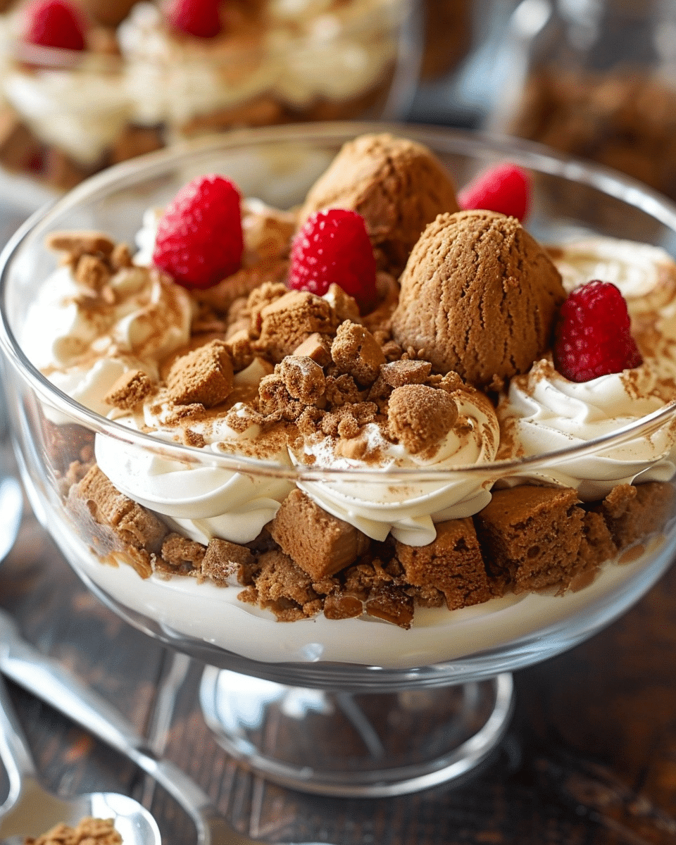 Eggnog Gingerbread Trifle