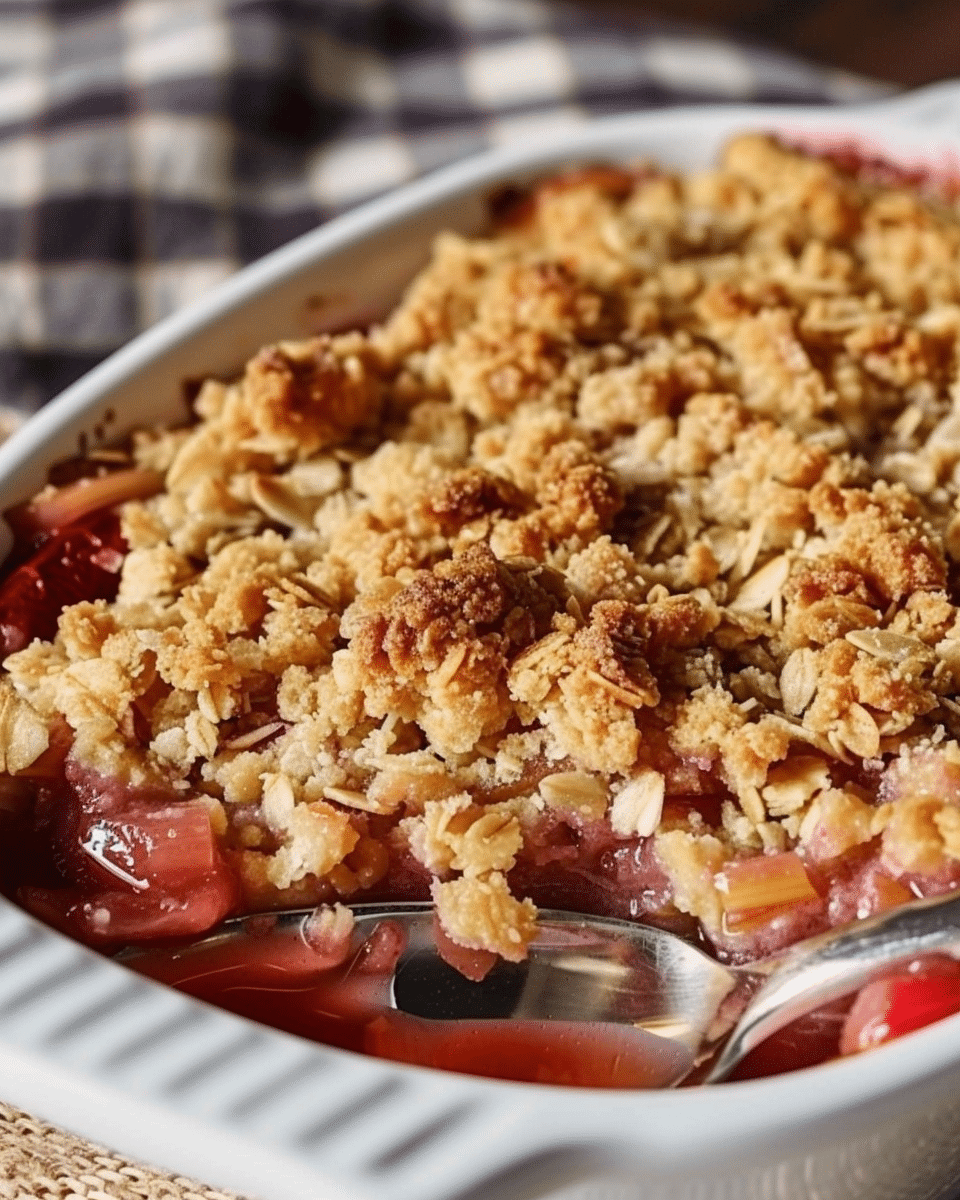 Rhubarb Crisp