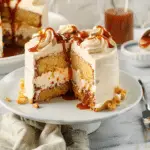 Salted Caramel Irish Cream Poke Cake