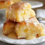 Orange Rolls with a Warm Sour Cream Butter Glaze